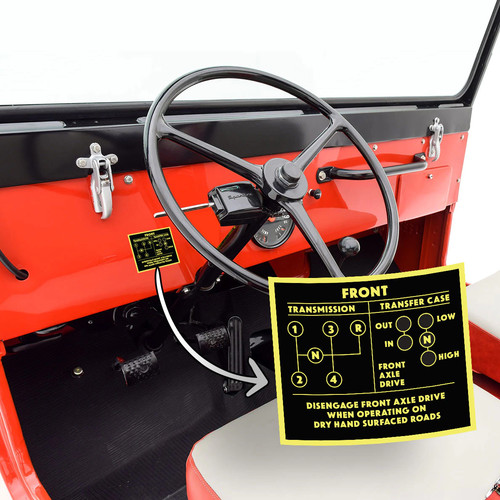 Jeep cj5 cj6 cj7 - cj8, glovebox