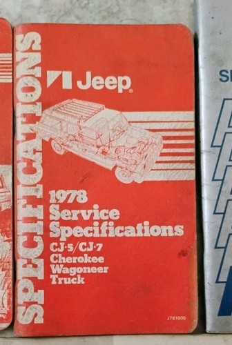 1978 jeep service - 1978,