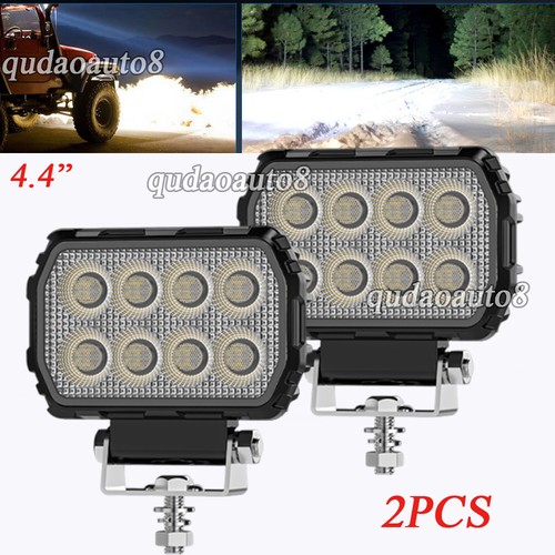 2pcs white led work - 2pcs, 4.3"