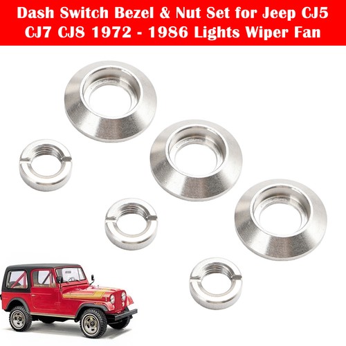 Dash switch bezel nut - bezel,