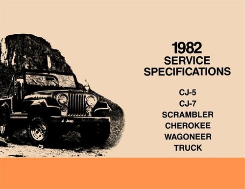1982 jeep service - 1982,