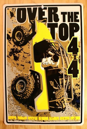 Jeep over the top 4x4 - jeep, sign