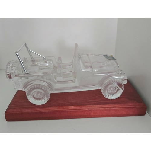 Vintage mikasa crystal jeep - vintage,