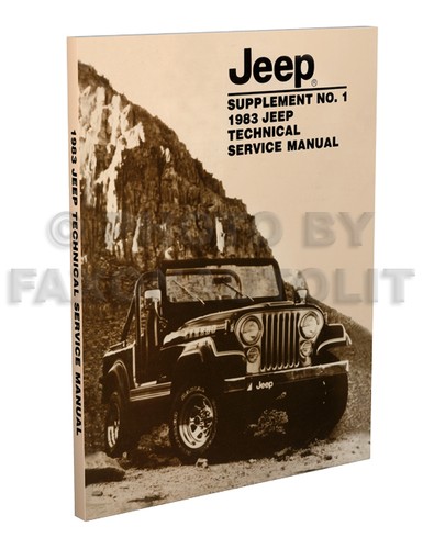 1983 jeep repair shop - repair,