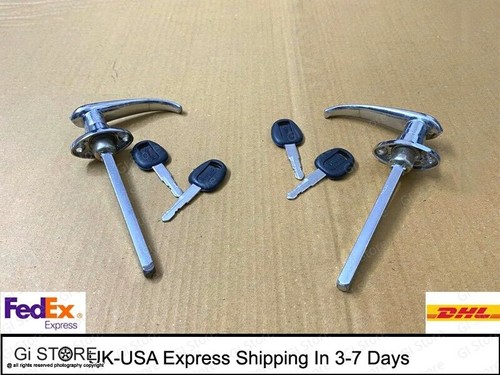 Door handle lever pair - handle, chrome