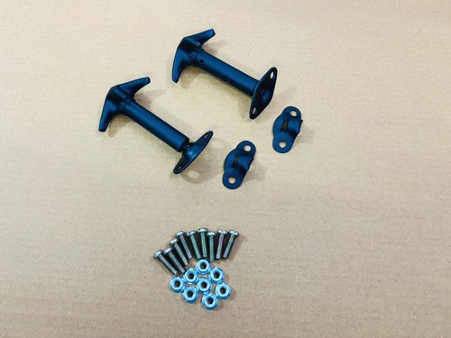 Black hood catch latch kit - hood,