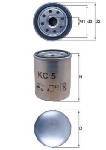 Mahle fuel filter for - mahle, toyota