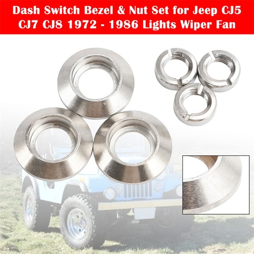 Dash switch bezel nut - dash,