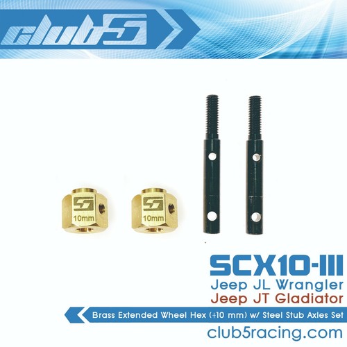10mm extended wheel hex steel - 10mm,