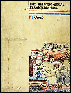 1976 jeep original service - original,
