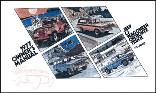 Jeep 1977 owners - jeep, manual