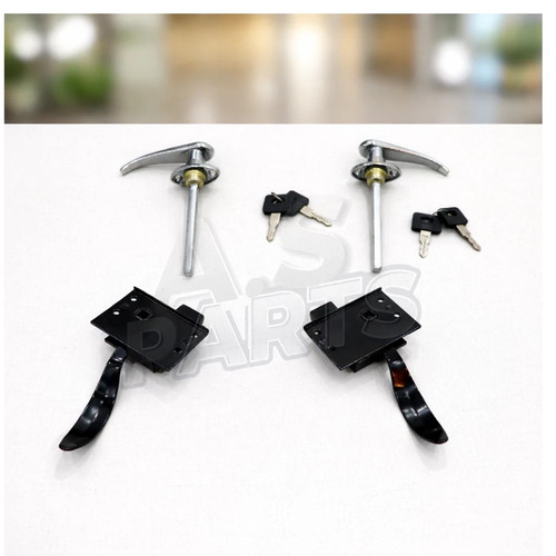 Door handle lever pair - pair, chrome