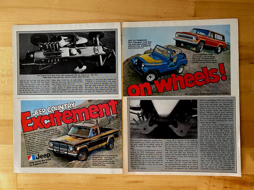 1978 print jeep golden - ad,