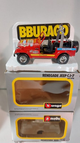 Bburago renegade jeep red - jeep,