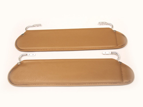 Brown sun visors set jeep - sun, cj