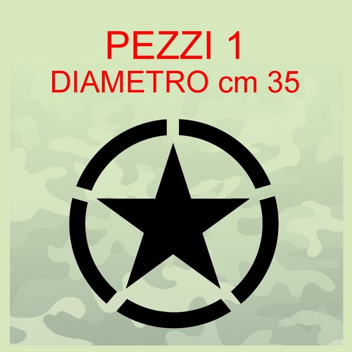 Sticker star for jeep cj3 - star,