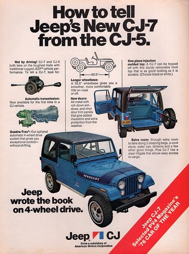 1976 jeep renegade car - renegade, "car