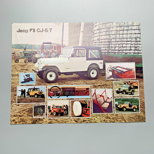 Jeep cj 7 - sales, leaflet