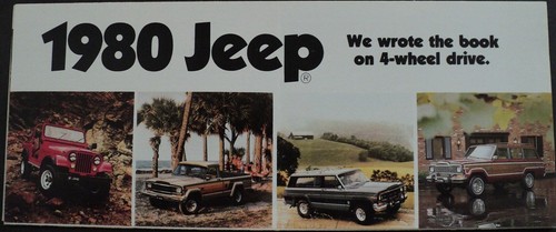 1980 jeep sales brochure - jeep,