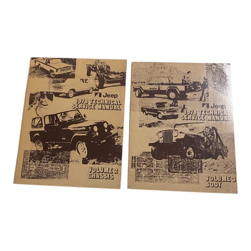 Jeep 1978 technical - 1978, service