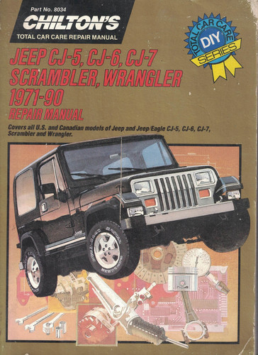 Chilton repair manual jeep - repair,