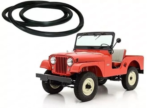 New front rubber windshield - front,