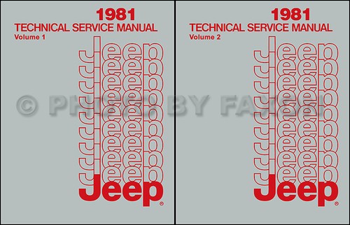 1981 jeep repair shop manual - 1981,